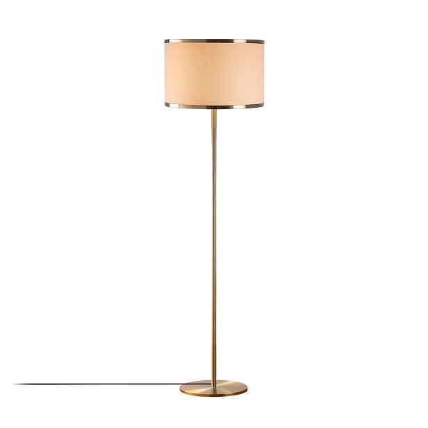 Opviq Stojací lampa Way vintage zlatá/béžová