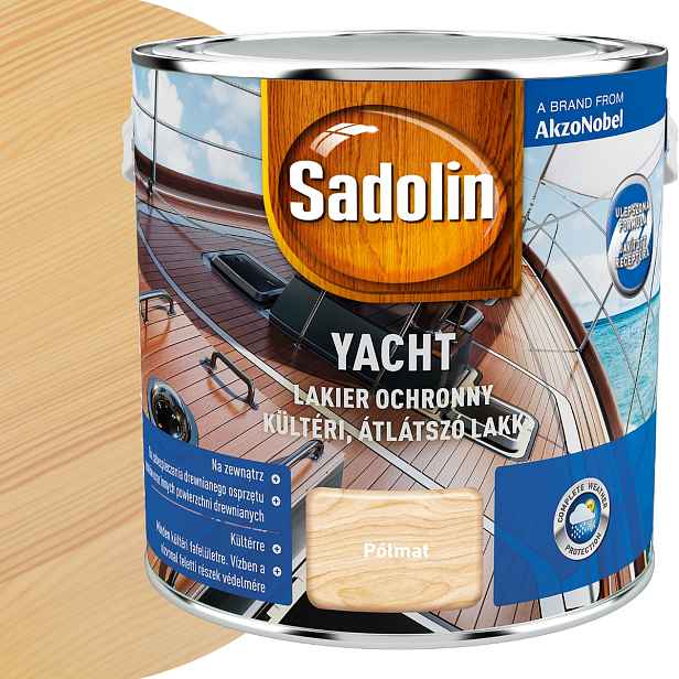 Sadolin Yacht Ochranný lak na dřevo 2,5L Polomat