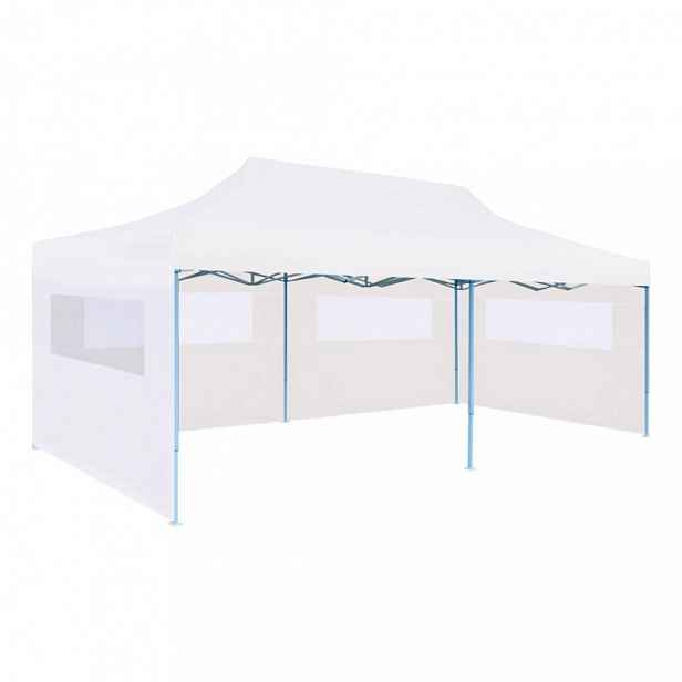 Skládací nůžkový stan 3x6 m bílá Dekorhome