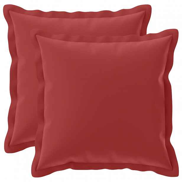 vidaXL Povlak na polštář 2 ks HOUTEN Víno Červené 35 x 35 cm Polyester