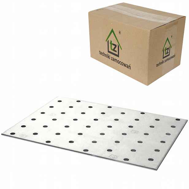 Perforované destičky 120x160 x 2 mm 50 ks Tesařské spojky ploché PP45