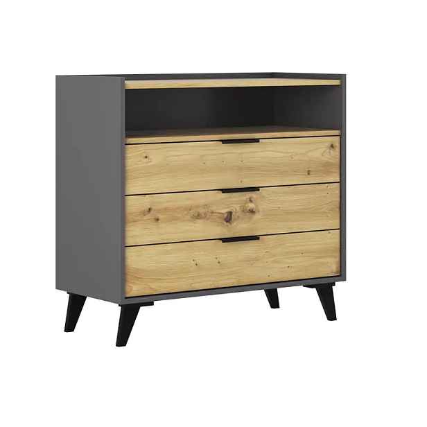 Casarredo Komoda SKOURA - dub artisan/grafit