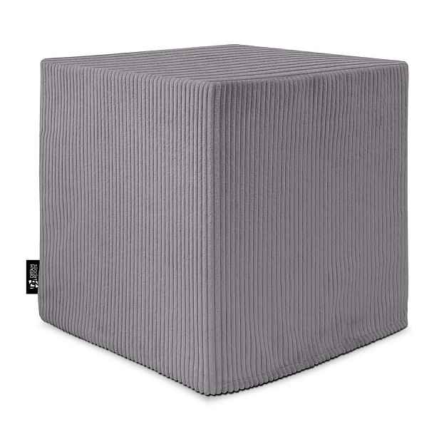 Dreamroots SEDACÍ KOSTKA QUBIK 40/40/40 cm manšestr Frost Gray