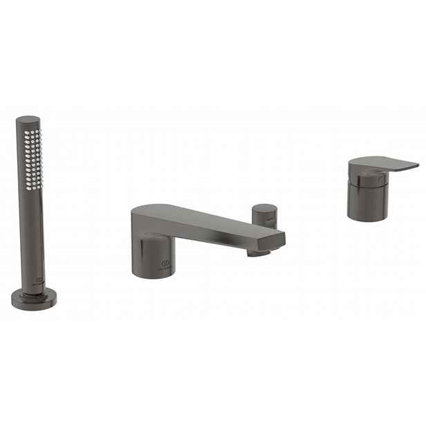 Ideal Standard La Dolce Vita - Baterie na okraj vany, 4-otvorová instalace, Magnetic Grey BD671A5