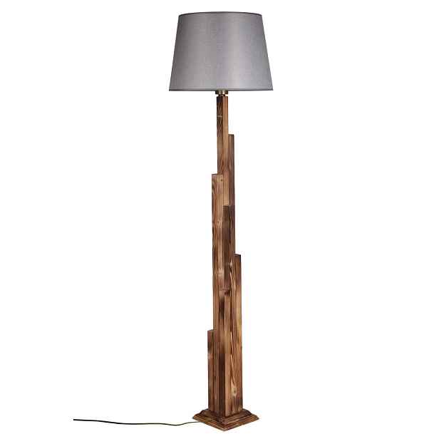 Opviq Stojací lampa Yanik I 165 cm hnědá/šedá