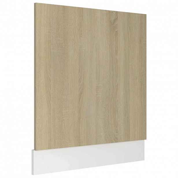 vidaXL Panel k myčce "Lyon" dub sonoma 59,5 x 3 x 67 cm, konstrukční dřevo