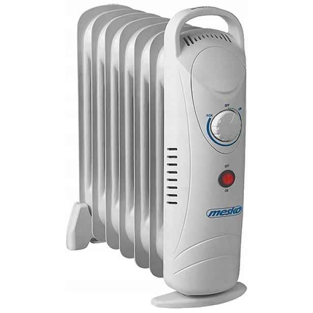 Olejový radiátor 7 žeber 800 W Plynulá regulace teploty Napájení 230 V