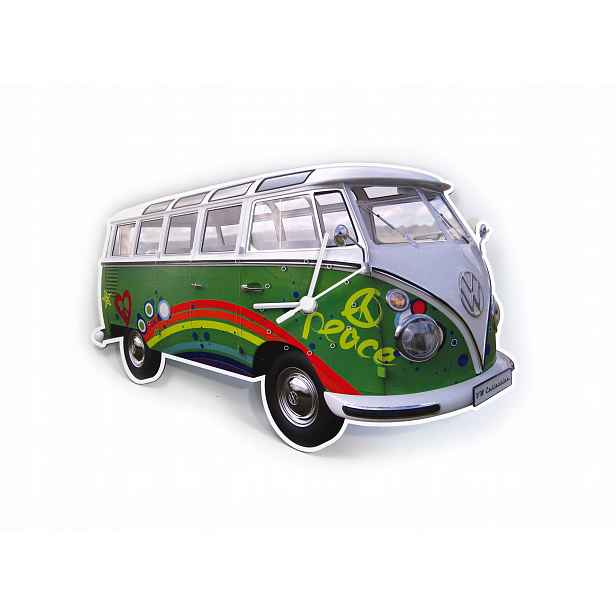 Brisa Vw Collection Nástěnné hodiny Vw T1 Bus vícebarevné