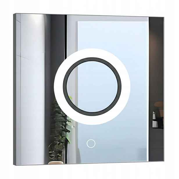 Zrcadlo koupelnové zrcadlo Led Rea YH-BL-12 na líčení 60x60 cm