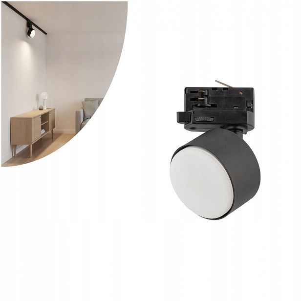 Lampa spotová černá Tracer 3F kolejnicová, moderní Tk Lighting