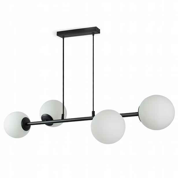 Závěsné Stropní Svítidlo Lustr Full Globe Glass 561-O4 G9 Bílé Led koule