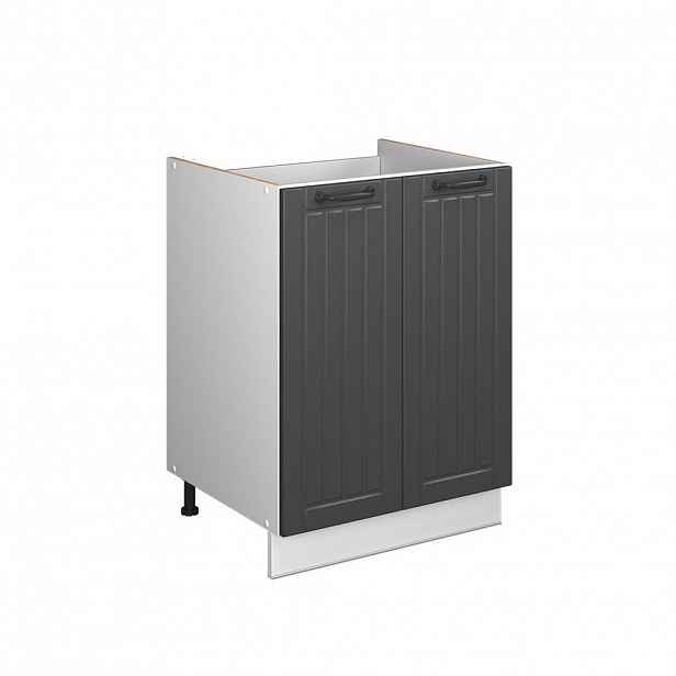 Vicco SKŘÍŇKA POD DŘEZ Fame-Line, Tmavě šedá/Bílá, 60 cm