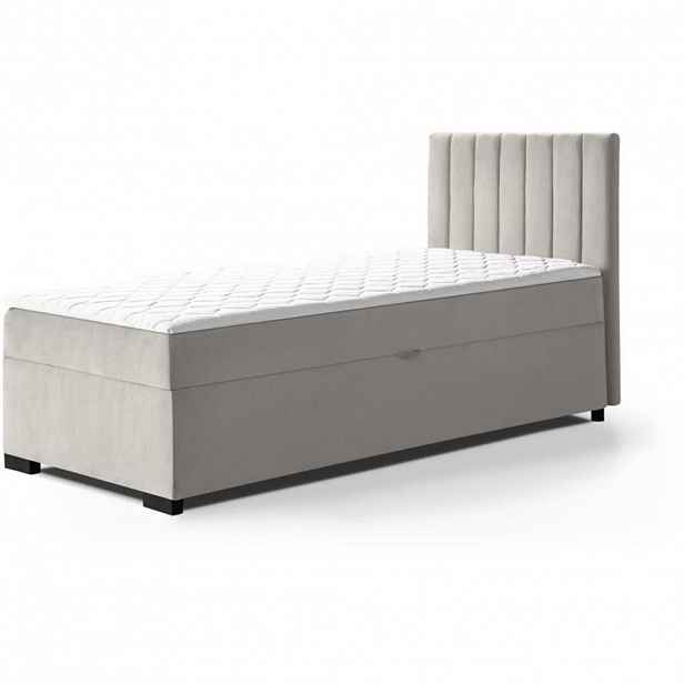 Beautysofa ČALOUNĚNÁ postel Eric 94/207/105, béžová