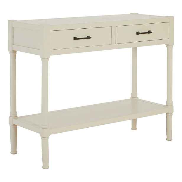 Bílý konzolový stolek z borovicového dřeva 35x91 cm Heritage – Premier Housewares