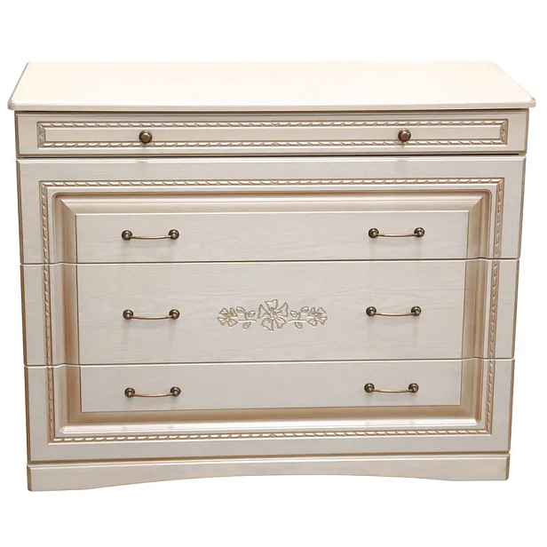 Casarredo Komoda AJAX - bílá/patina