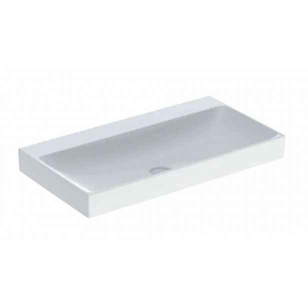 Geberit ONE - Umyvadlo 90x48x14 cm, bez přepadu, bez otvoru pro baterii, KeraTect, bílá 505.021.01.3