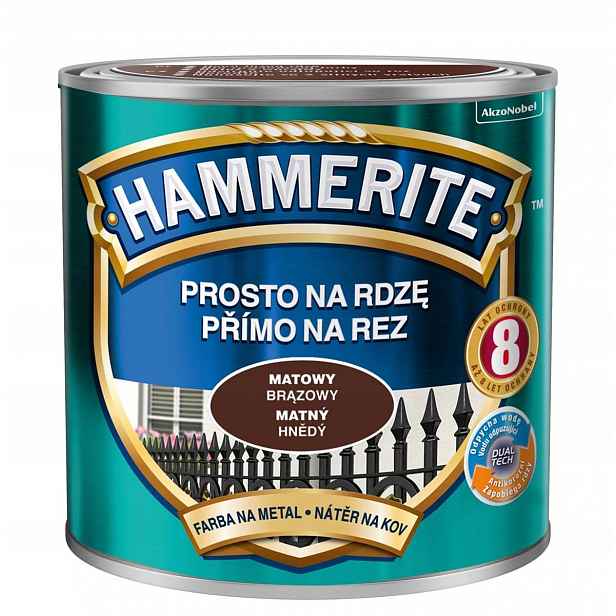 Hammerite Barva na rez 2,5L Hnědá matná