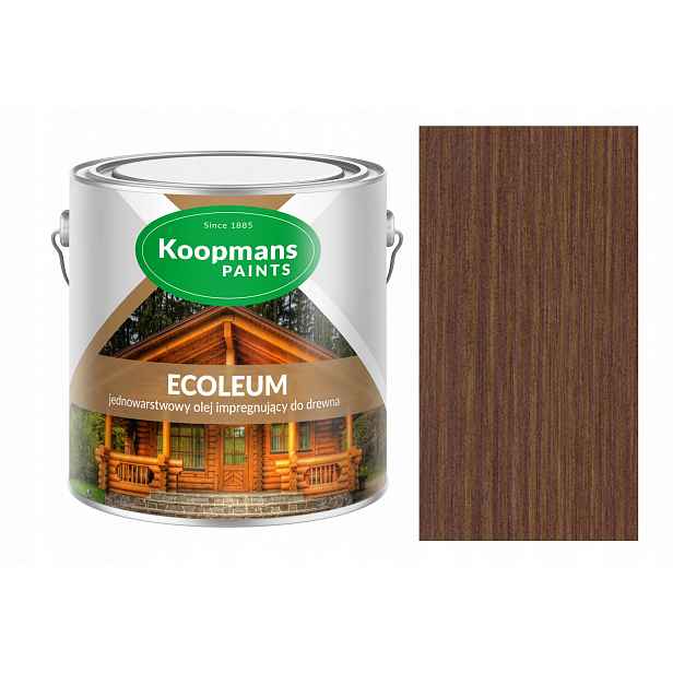 Koopmans Ecoleum Impregnační Olej Na Ochranu Dřeva 10 L 210 Hnědý