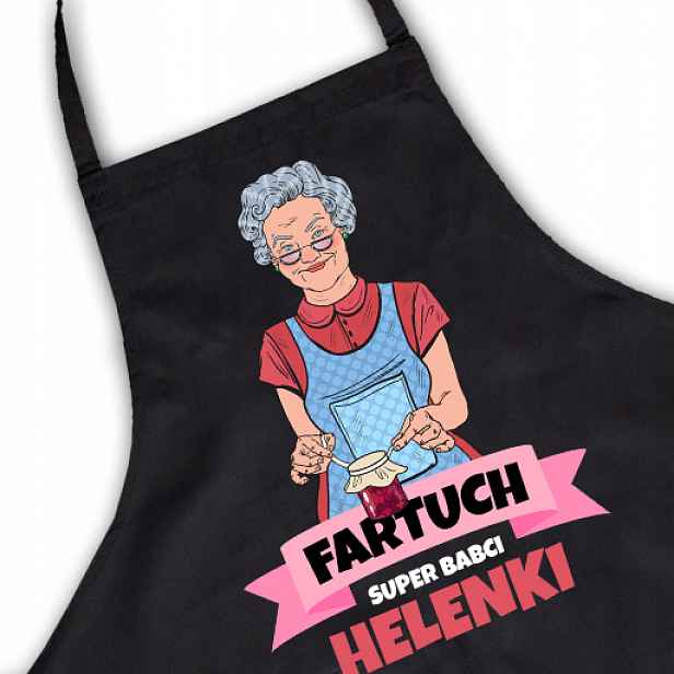 Kuchyňská Zástěra Babičky Dárek Ke Dni Babičky Vlastní Jméno Kreator