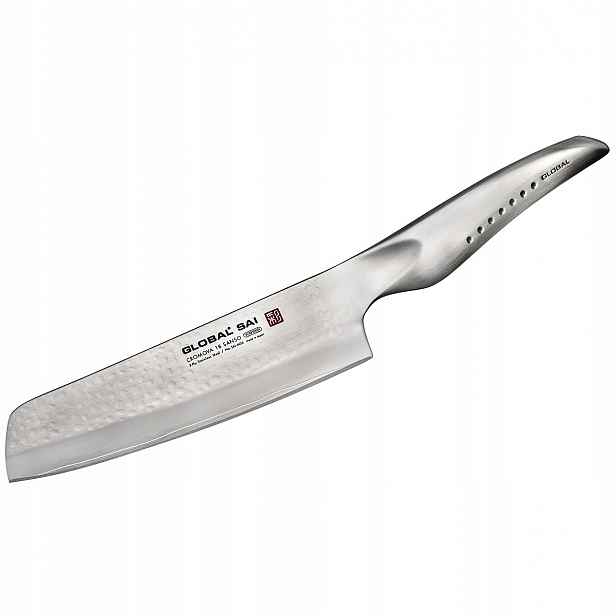 Nůž na zeleniny Global SAI-M06 15 cm ocel 3vrstvý, kladívkový