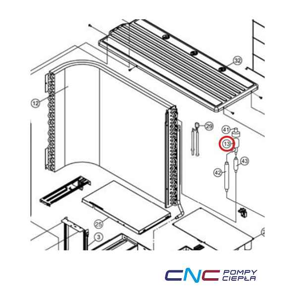 Panasonic CWB051016J expanzní ventil Expansion valve pro klimatizaci