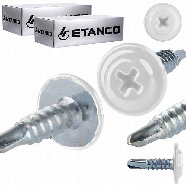 Samovrtné podložky 4,2 x 16 mm Ral 9010 500 ks Etanco Gm-b