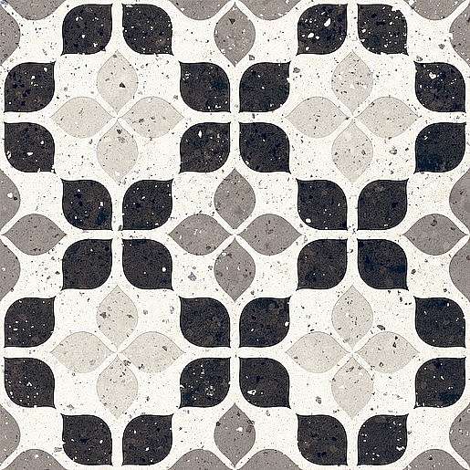 Dlažba Del Conca Frammenti bianco fiore 20x20 cm mat 20FR10FI