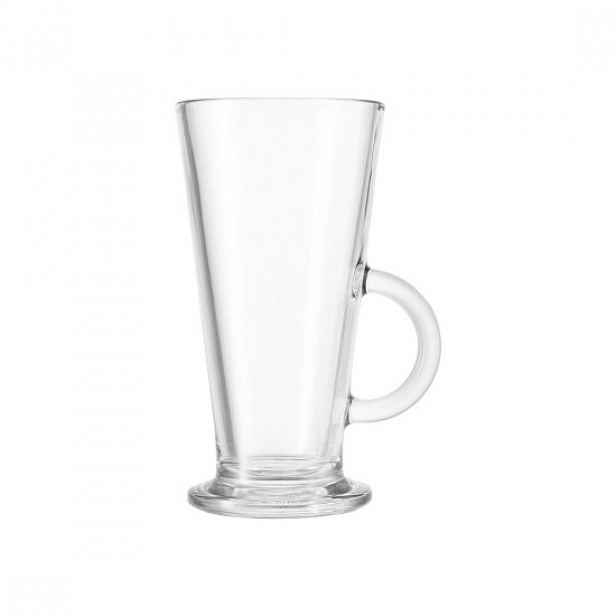 Šálek na latte, vyrobený ze skla, 280 ml, "Conic" - Borgonovo