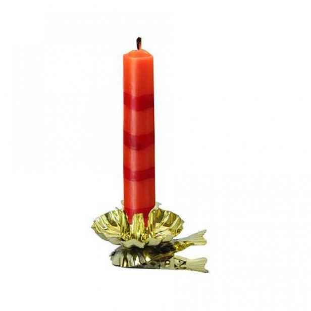 TORO Držák svíček na stromeček, 10 ks, zlatá