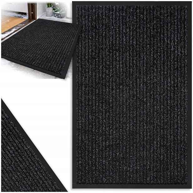 Vnitřní Stěrač Pod Dveře Velký 80x120 Gumový Vstupní 3D