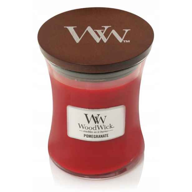 Vonná svíčka sójová WoodWick Pomegranate střední 275 g