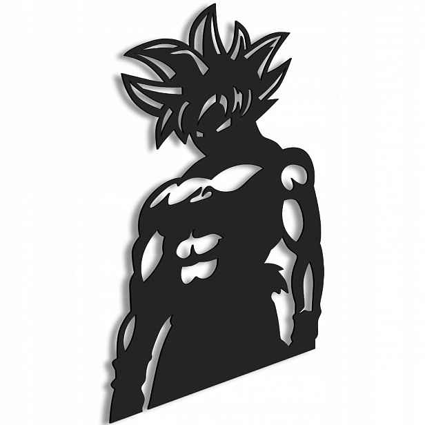 Dřevěný 3D obraz Anime Dragonball Goku Nástěnná Dekorace Dárek