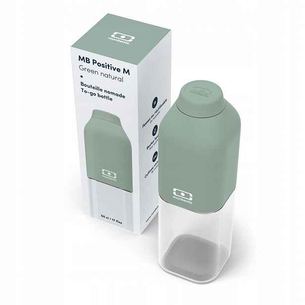Láhev Monbento M Positive Green Natural 500 ml