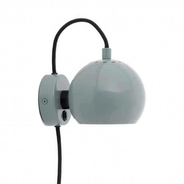 Nástěnná lampa Frandsen Ball Wall šedá vnitřní E14