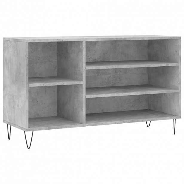 vidaXL Botník betonově šedý 102x36x60 cm kompozitní dřevo