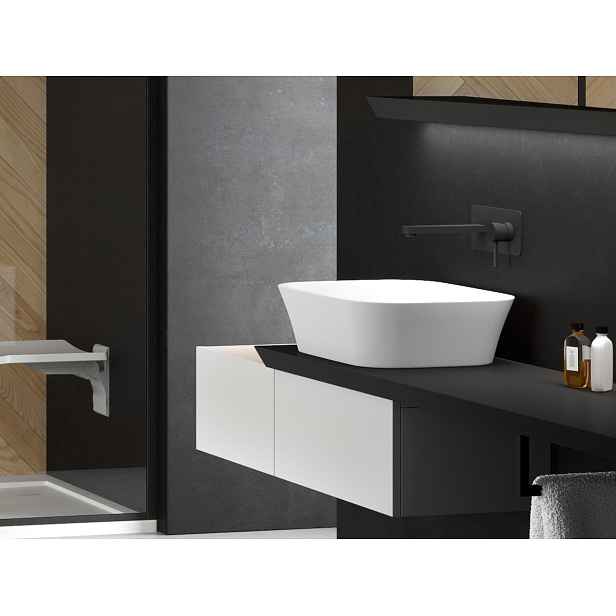 BESCO Olsen Spa  Assos KEASSNDBW - Umyvadlo ASSOS Black&White - na desku