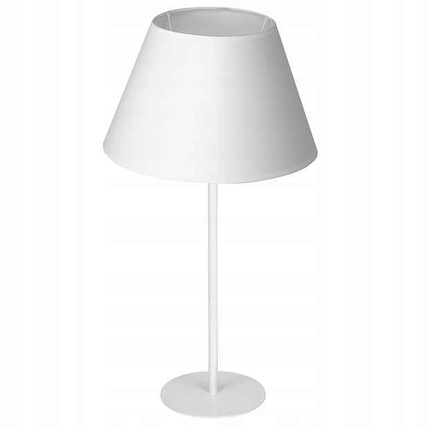 Luminex Stolní lampa Arden Bílá 56 cm Kónický Abažur 1xE27 15W
