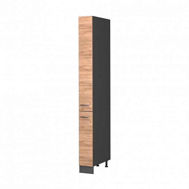Vicco LÉKÁRNIČKOVÁ SKŘÍŇKA Fame-Line, Zlatý mocný dub/Antracit, 20 cm, PD Dub