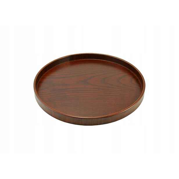 Dřevěný podnos kulatý 27 cm