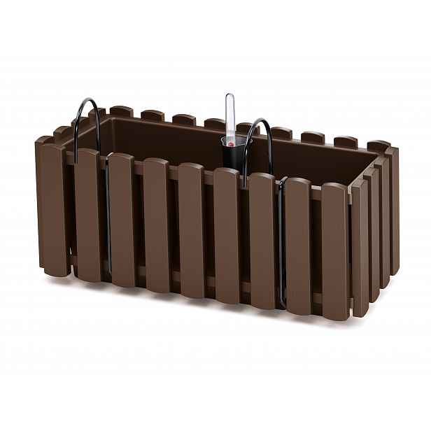 Prosperplast Držák truhlíků na zábradlí Boardee Fence W (hnědá, 380x180x162)