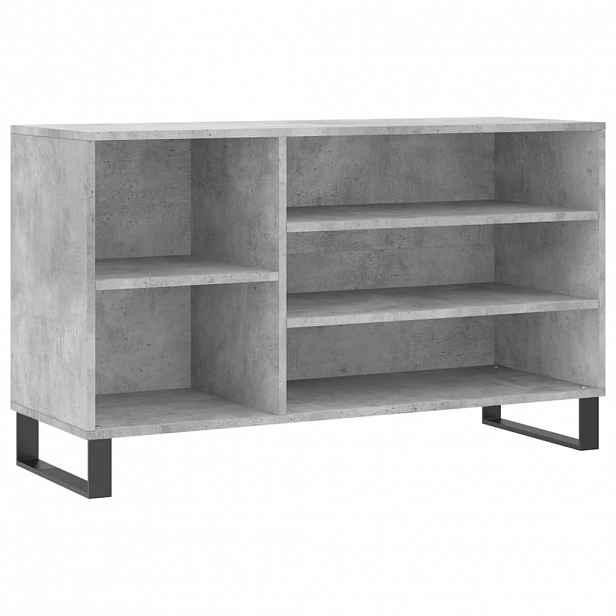 vidaXL Botník betonově šedý 102x36x60 cm kompozitní dřevo