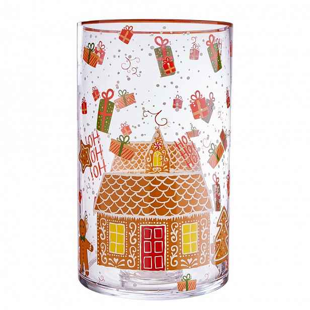 CHRISTMAS DELIGHT Lucerna perníkový panáček 30 cm