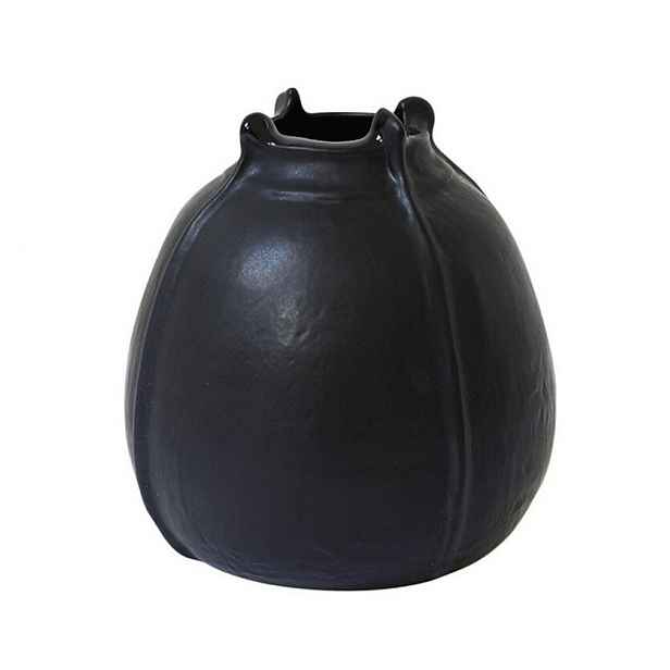 Jars Váza Wabi Graine, 17 cm, matná černá 963334