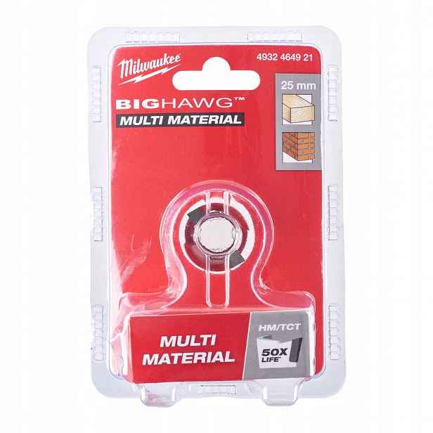 Milwaukee Korunkový Vrták Big Hawg 25 mm Multi Material 4932464921