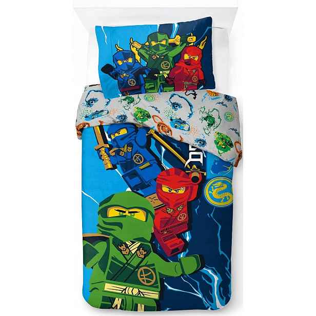Sada dětského povlečení Jay Franco Lego Ninjago 140 x 200 cm, 50 x 70 cm