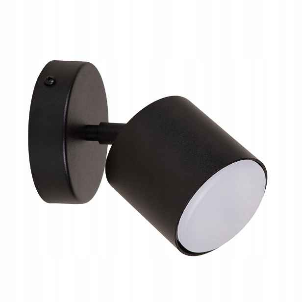 Sigma Lighting Mila Černá Kulatý nástěnné svítidlo, pohyblivé, 1xGX53 12W