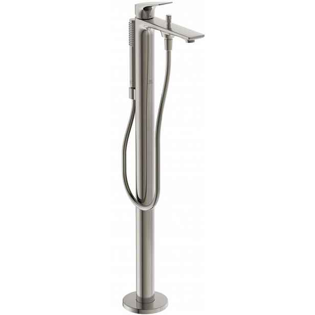Ideal Standard La Dolce Vita - Vanová baterie do podlahy, Silver Storm BD673GN