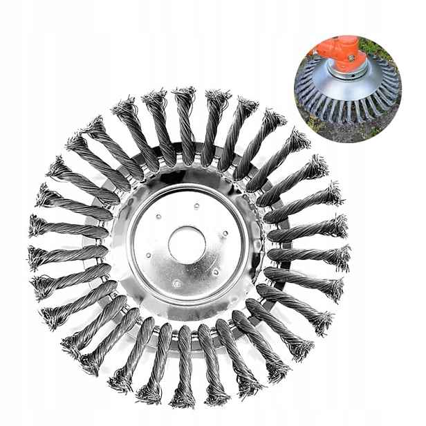 Kotouč drátěný kartáč pro vyžínač 200 mm 25,4