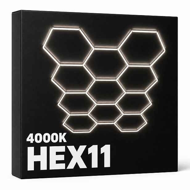 Led lampa silná bílá 229x315 cm auto detailing studio 4000K 322W HEX11