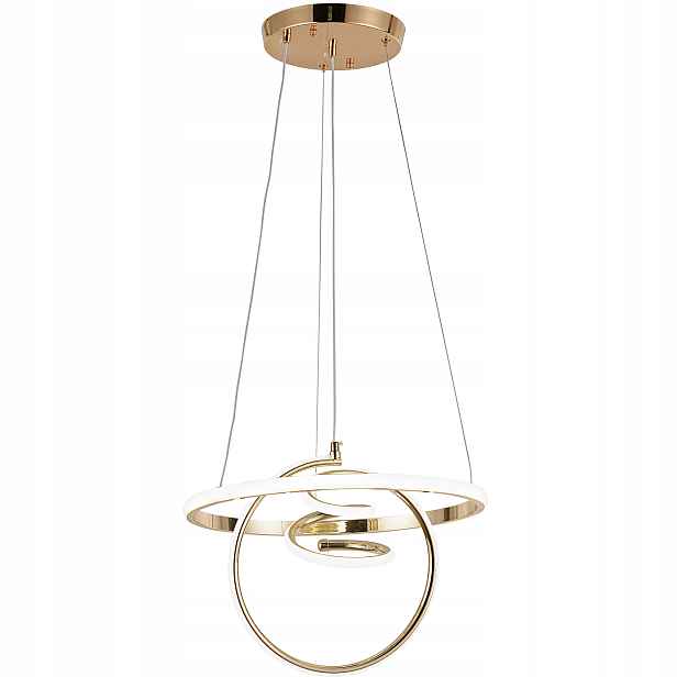 Led Lustr Do Obývacího Pokoje Zlatý Ring Závěsné Stropní Svítidlo Moderní Ledová